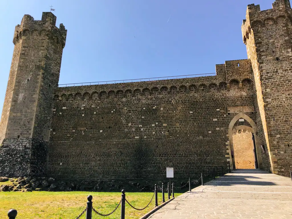 The fortress in Montalcino, an unmissable Tuscan town. 