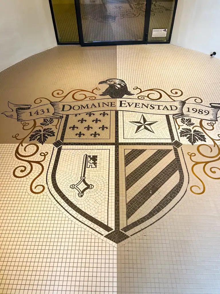 The cest of Domaine Evenstad on a Burgundy wine tour. 