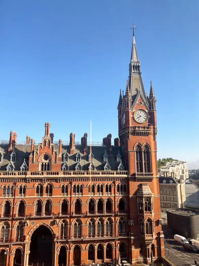 St. Pancras station on a perfect solo day in london.