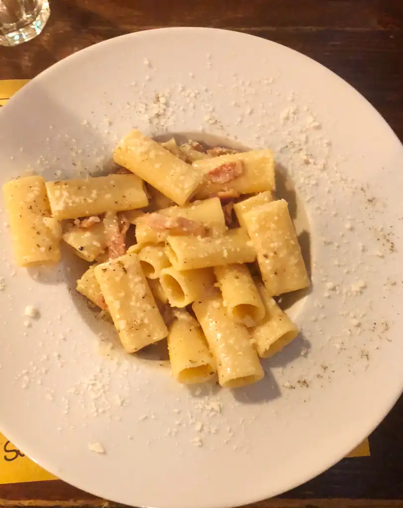 pasta in rome. 