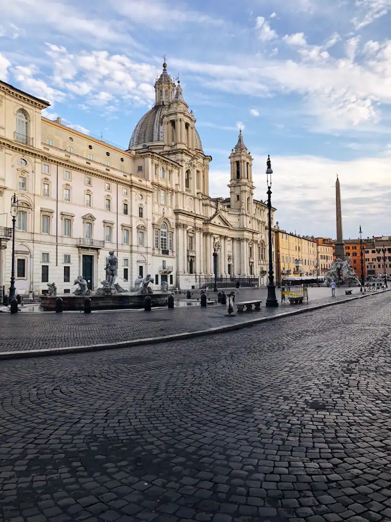 piazza navona in rome. 