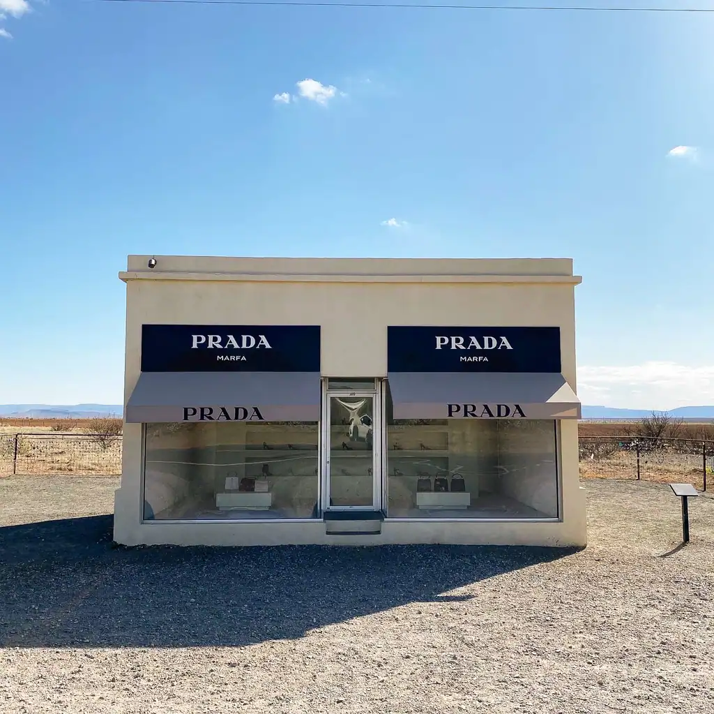 The highway prada store near Marfa, Texas. 