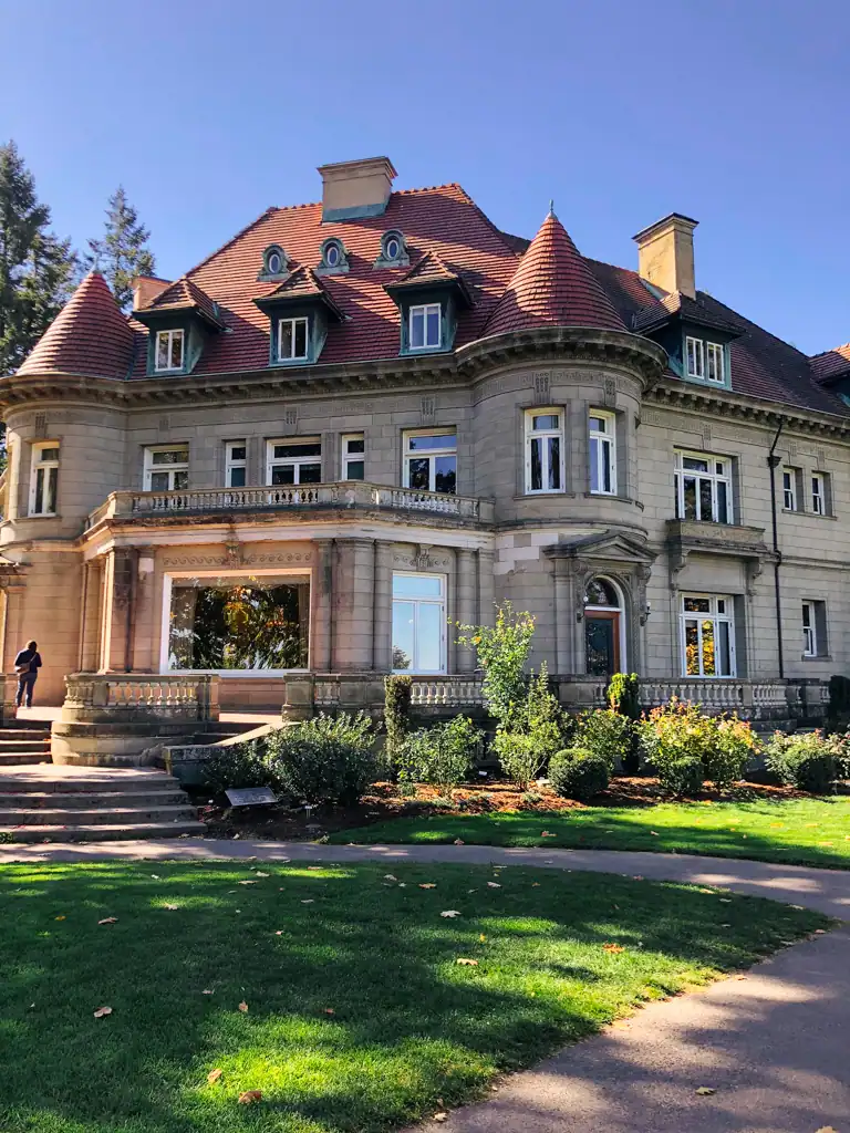 pittock mansion in Portland which is one of the best things in Portland. 