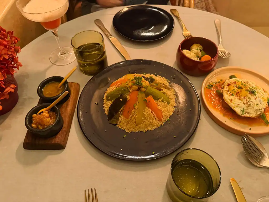 traditional moroccan couscous with vegetables found in this morocco travel guide.