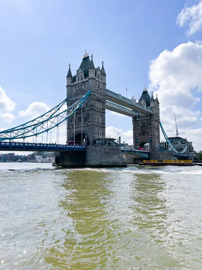 A view of the Tower bridge in London seen via A London guide: what to know before you go. 
