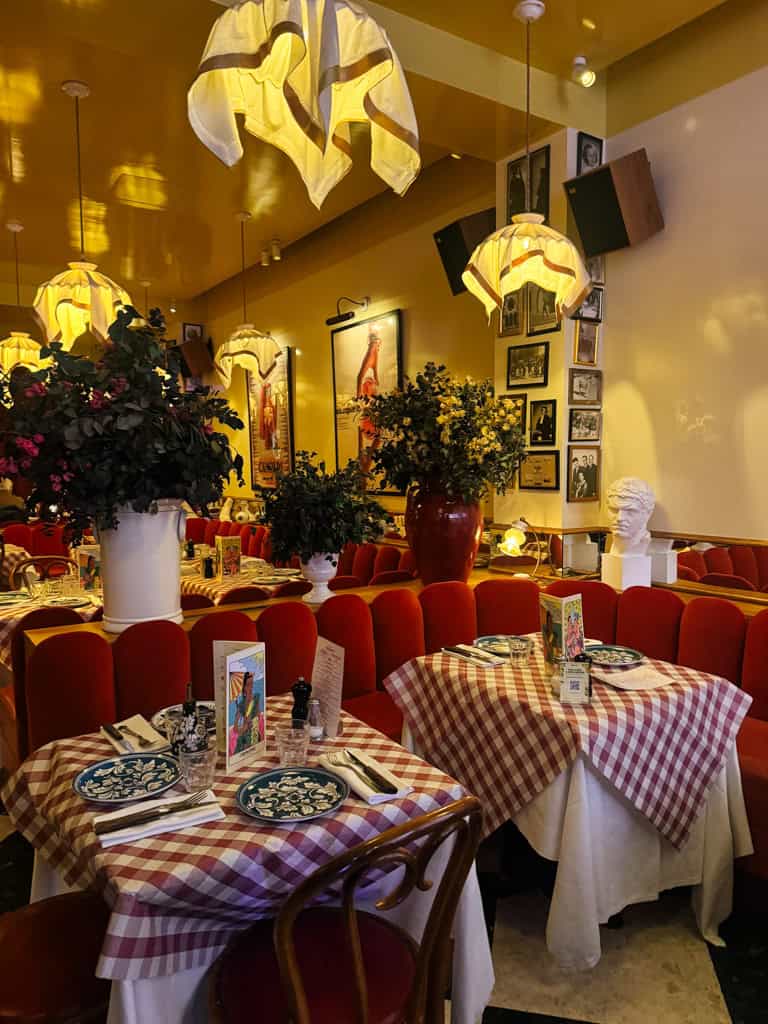 the palatino restaurant in bordeaux.