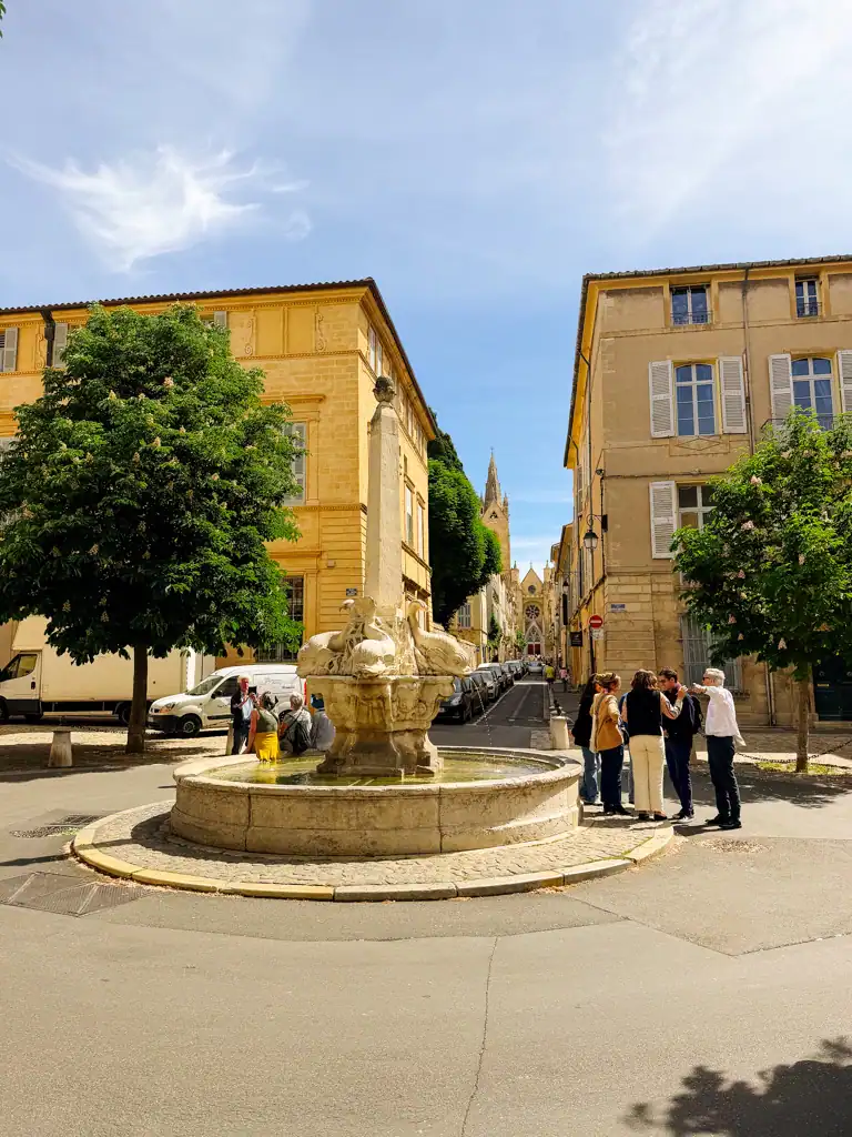 place des pecheurs in a weekend in aix-en-provence 